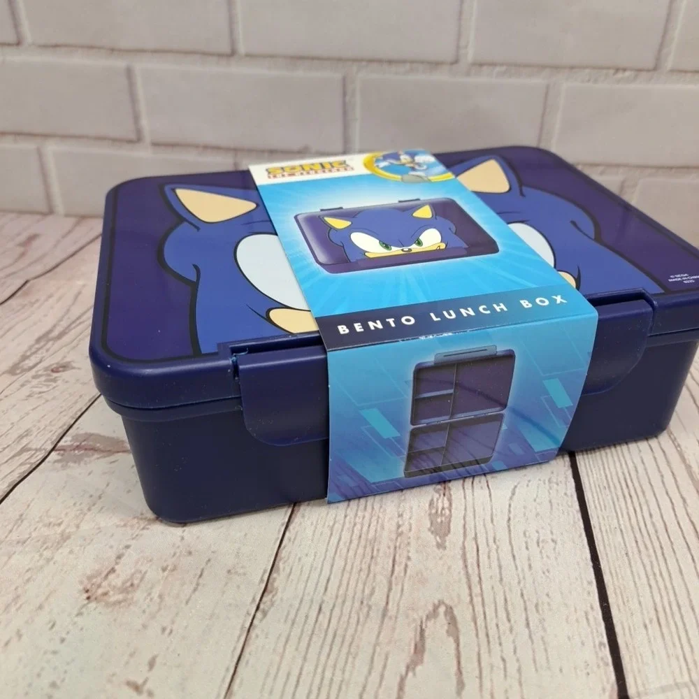 Sega Sonic The Hedgehog Child's Bento Lunch Box BPA & Leak Free
